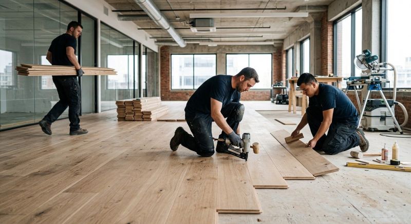 Commercial Hardwood Service in Boston, MA