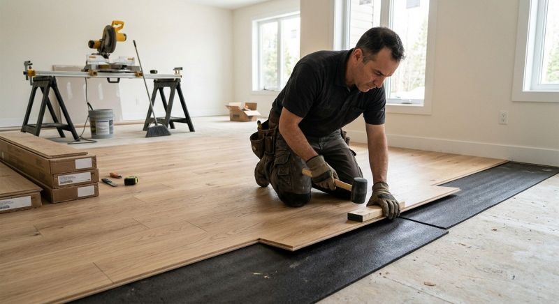 Engineered Wood Installation in Somerville, MA