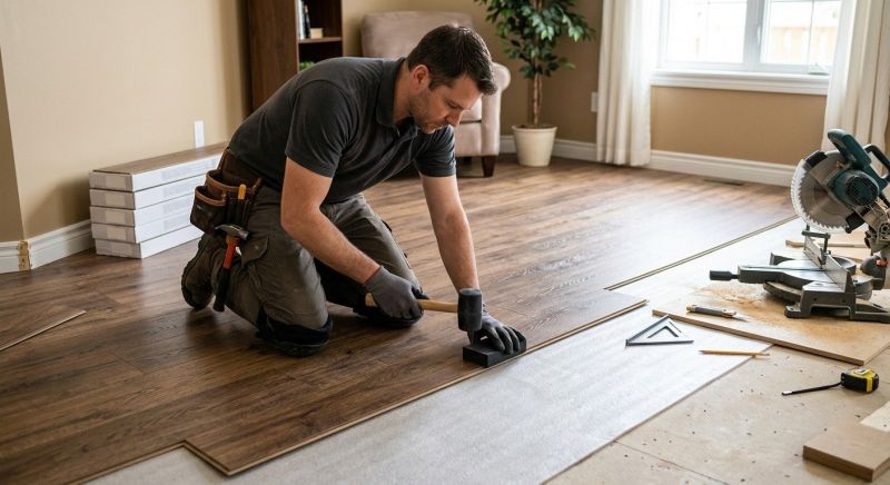 Laminate Floor Installation in Foxboro, MA