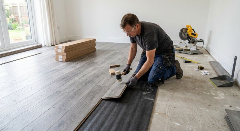 Laminate Floor Replacement in Brighton, MA