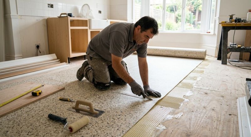 Linoleum Floor Installation in Andover, MA