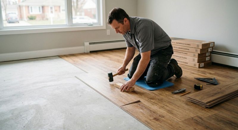 Linoleum Floor Installation in Avon, MA