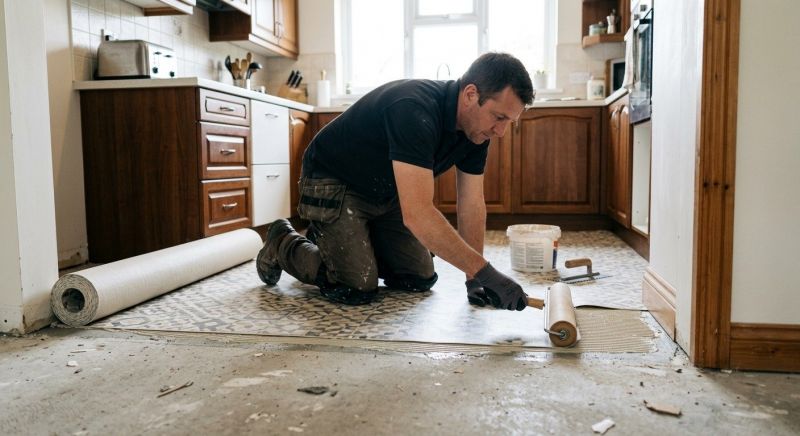 Linoleum Floor Installation in Dracut, MA