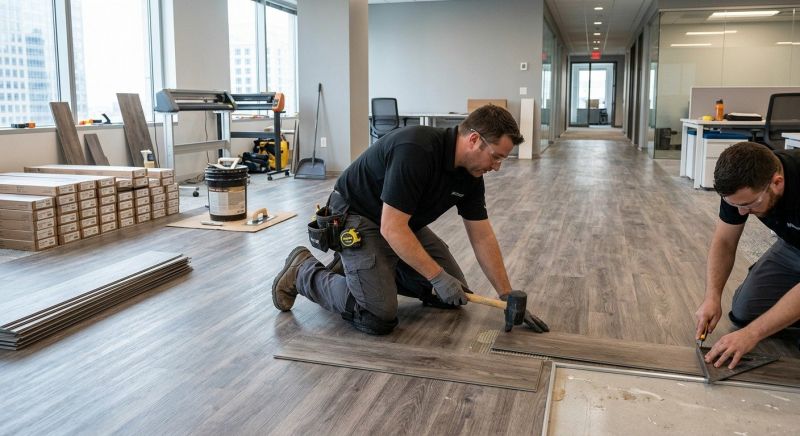 Linoleum Floor Installation in Natick, MA