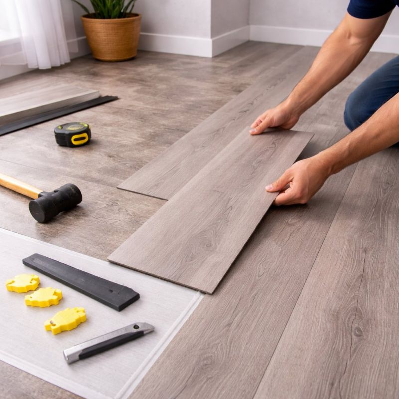 Luxury Vinyl Tile Installation in Saugus, MA