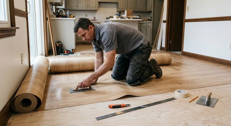 Sheet Flooring Installation in Hyde Park, MA