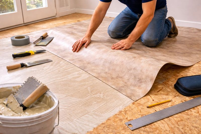 Sheet Vinyl Installation in Boxford, MA