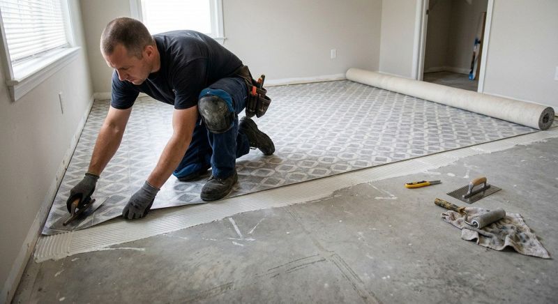 Sheet Vinyl Installation in Framingham, MA