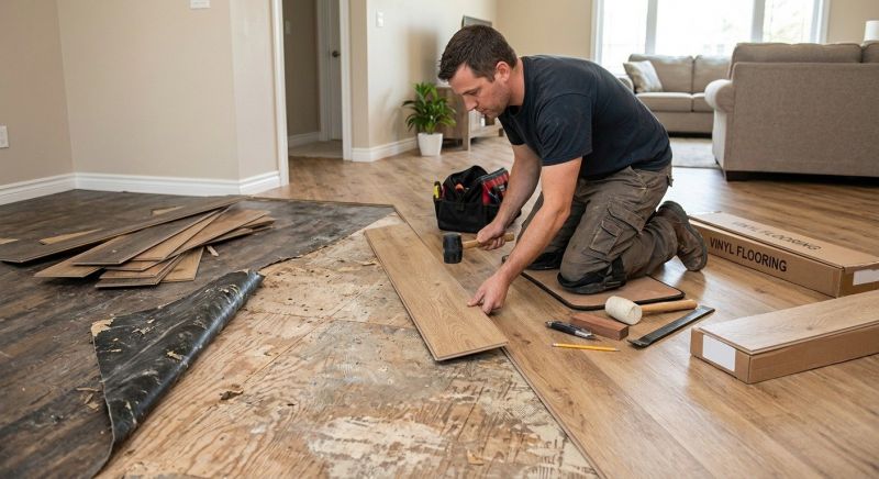 Vinyl Flooring Installation in Lawrence, MA
