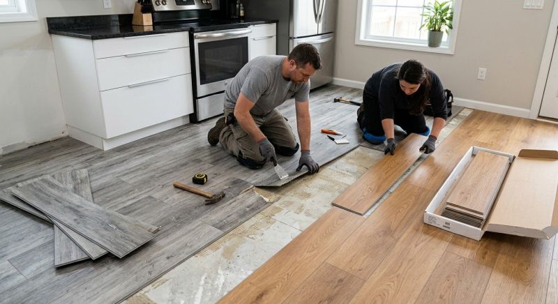 Vinyl Tile Installation in Somerville, MA